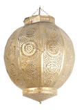 Handcrafted Moroccan Gilt Metal Pendant, North Africa