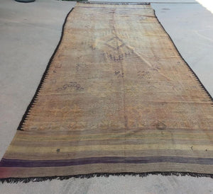 1960s Moroccan Vintage Berber Tribal Rug