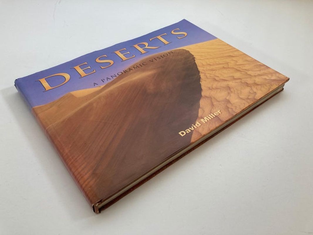 Deserts A Panoramic Vision by David Miller Large Hardcover Book