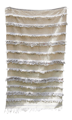 Vintage Tribal Moroccan Handcrafted Wedding Blanket Throw with Sequins 4