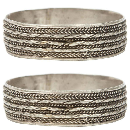 Pair of Moroccan Berber Tribal Bracelets