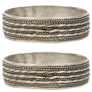 Pair of Moroccan Berber Tribal Bracelets