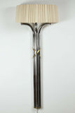 Large Oversized Pair of Modernist Art Deco Style 5 Ft Wall Sconces