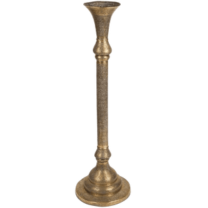 Mid 19th Century Antique Islamic Brass Candleholder Floor Lamp