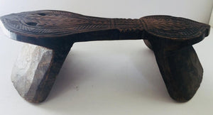 Antique Carved Wooden Harem Shoe