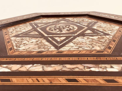 19th Century Hand-Carved Moorish Side Table from Turkey