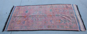 1960s Vintage Moroccan Berber Rug
