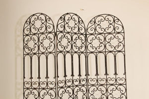 Hand Forged Iron Moorish Folding Screen