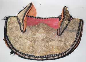Collector Moroccan Ceremonial Gold Horse Saddle Cover