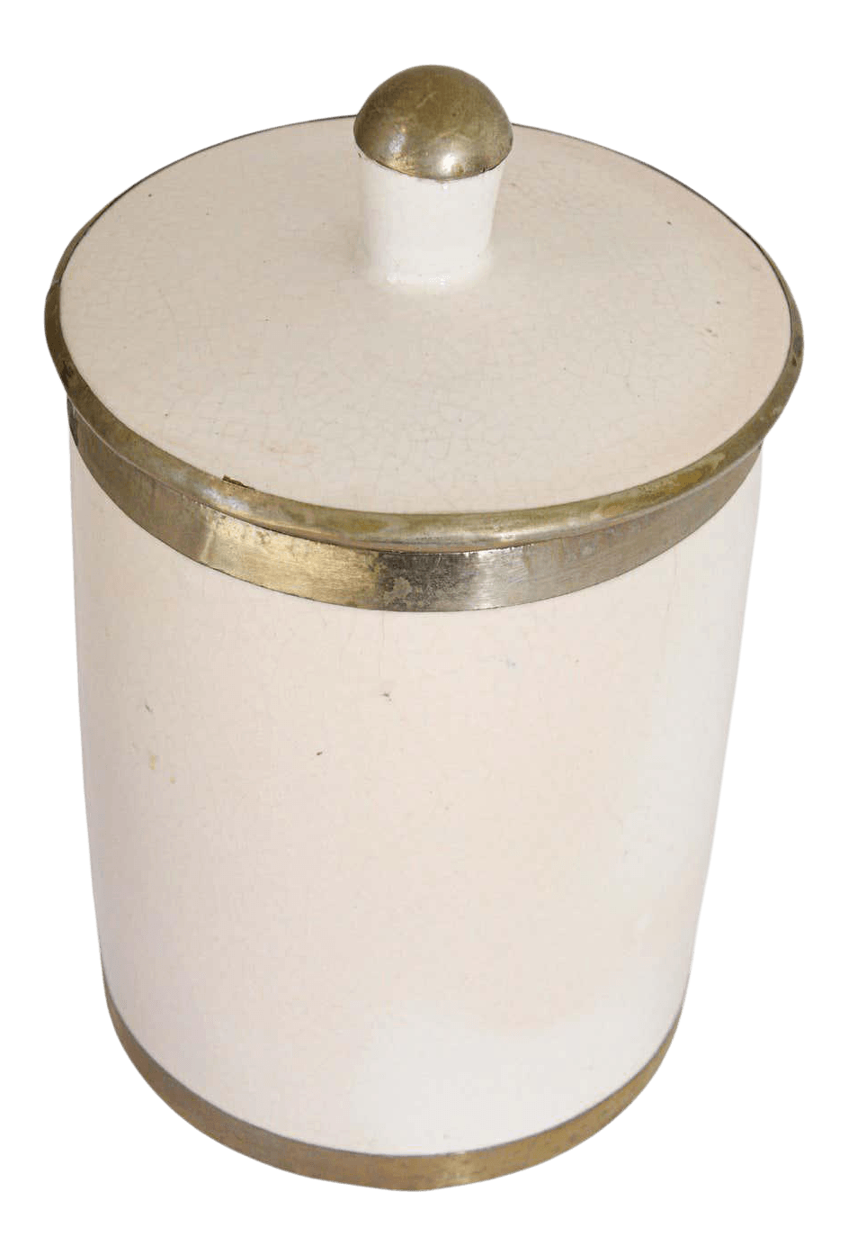 Vintage Moroccan Ceramic Urn with Lid