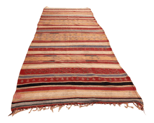 Vintage Moroccan Tribal Kilim Rug, circa 1960