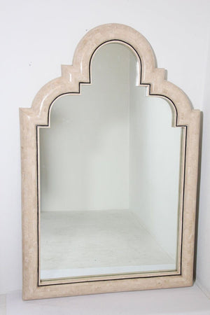 Moroccan Moorish Mirror Tessellated Stone by Maitland Smith.