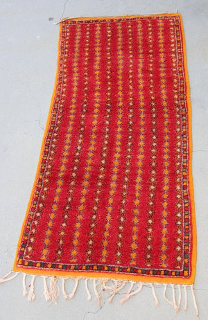 Vintage Moroccan Tribal Ethnic Rug, circa 1980