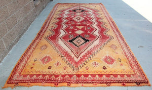 Vintage 1960s Moroccan Berber Rug