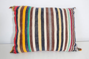 Authentic Vintage Moroccan Berber Throw Pillow