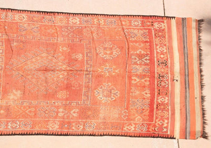 Vintage Moroccan Berber Tribal Wool Rug, 1960s, 6 x 11 Ft