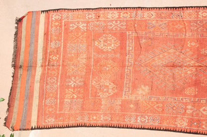 Vintage Moroccan Berber Tribal Wool Rug, 1960s, 6 x 11 Ft