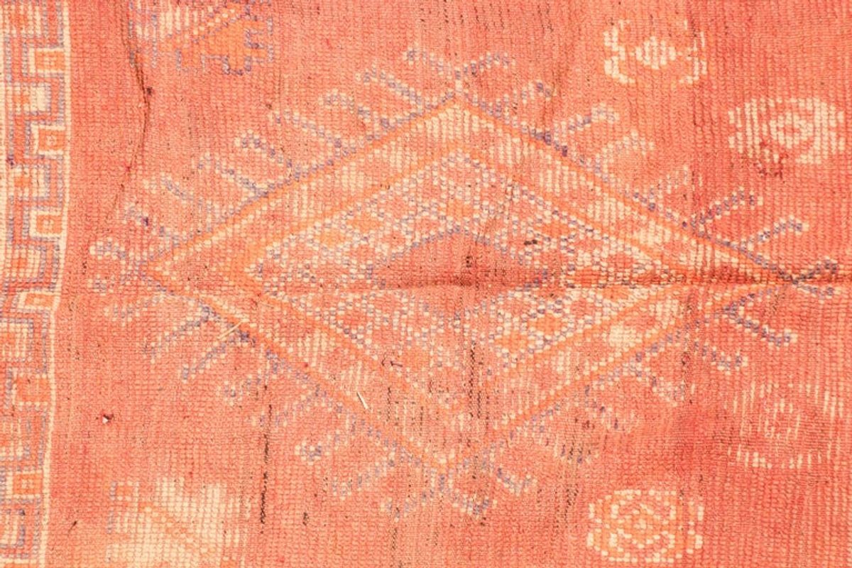 Vintage Moroccan Berber Tribal Wool Rug, 1960s, 6 x 11 Ft