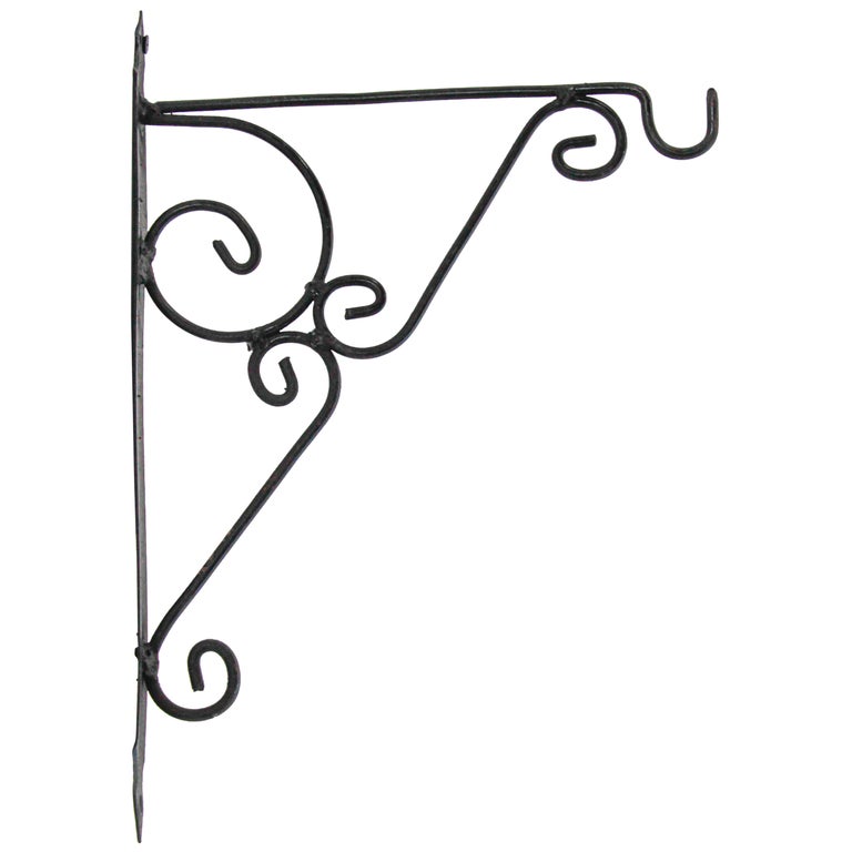 Handcrafted Moorish Iron Wall Bracket for Lanterns, Late 20th Century