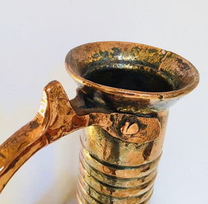 19th Century Middle Eastern Persian Metal Copper Water Ewer
