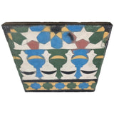 Moroccan Encaustic Cement Tile Border with Moorish Fez Design