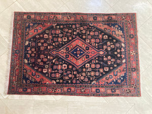 Small Turkish Hand-Knotted Rug