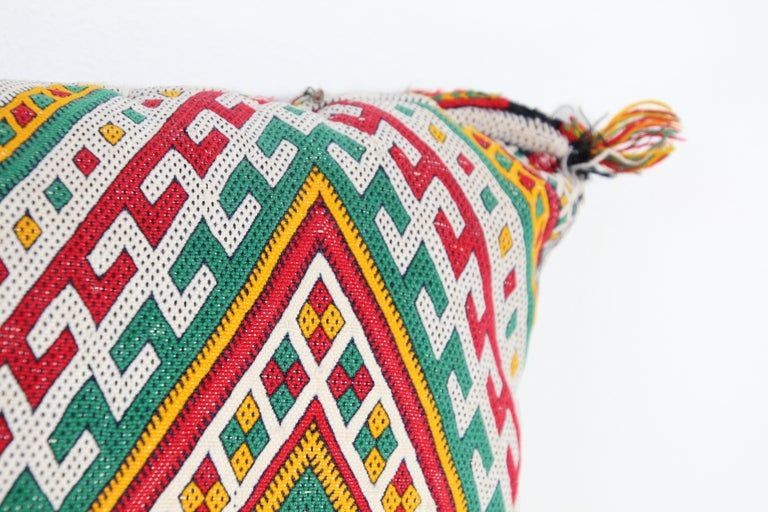 Authentic Vintage Moroccan Berber Throw Pillow
