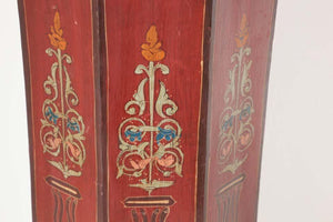 Moroccan Moorish Hand Painted Pedestal Table