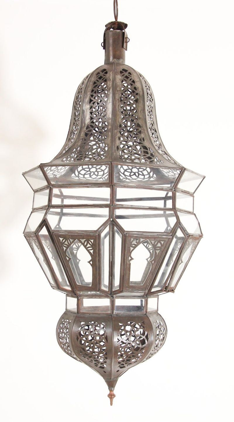 Moroccan Hanging Glass Lantern