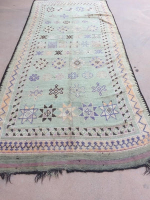 Vintage Moroccan Berber Rug circa 1960