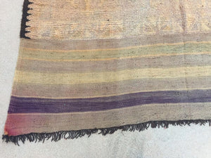 1960s Moroccan Vintage Berber Tribal Rug