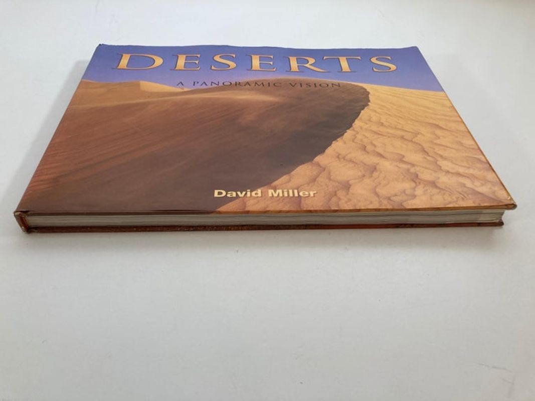 Deserts A Panoramic Vision by David Miller Large Hardcover Book
