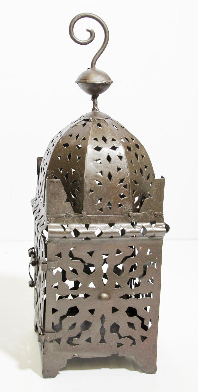 Moroccan Hurricane Metal Candle Lantern