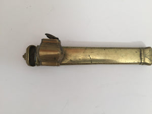 Middle Eastern Moorish Brass Inkwell Qalamdan