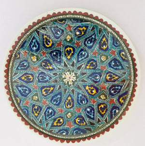 Hand Painted Ceramic Decorative Moorish Plate