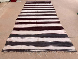 Moroccan Vintage Tribal Kilim Textile, circa 1960