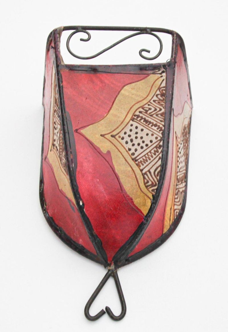 Moroccan Handpainted African Art Wall Sconce