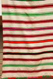 Vintage 1960s Moroccan Flat-Weave Rug, Ethnic Textile Handira