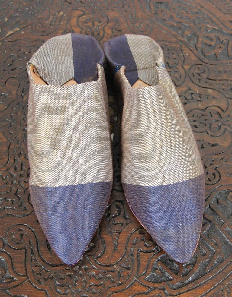 Moroccan Silk Slippers Babouches