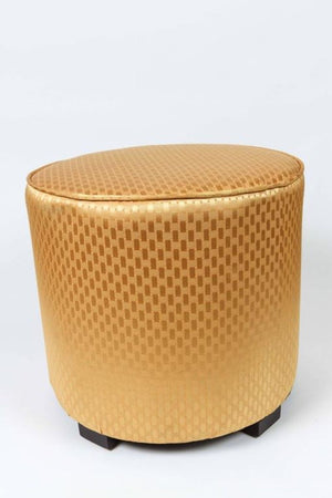 Pair of Modern Gold Moroccan Stools
