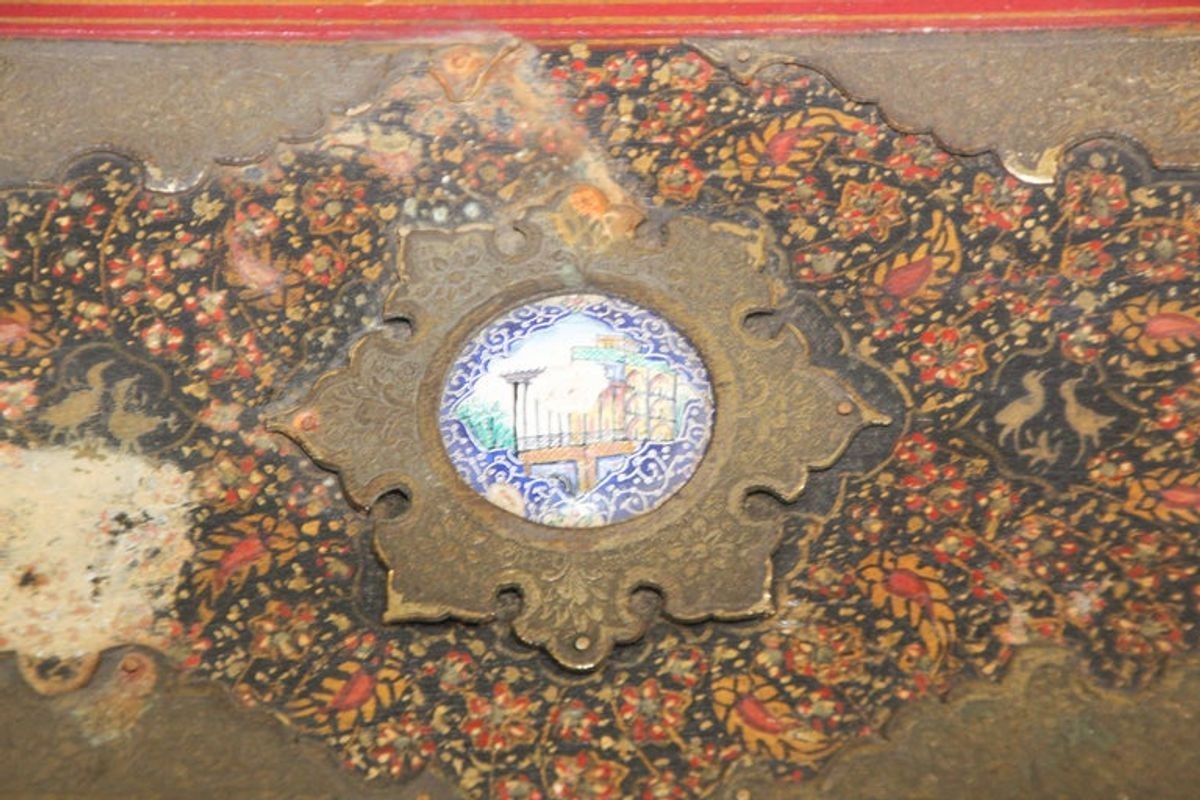 Hand Painted Middle Eastern Qajar Style Picture Photo Album