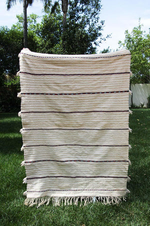 Tribal Moroccan Handcrafted Wedding Blanket Throw with Sequins 8