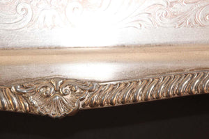 Vintage Large Silver Plate Tray George IV English Style