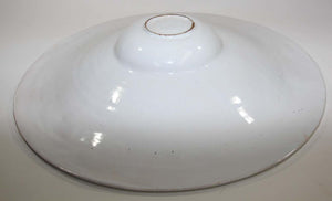 Vintage Talavera Large Stoneware White Bowl Spain