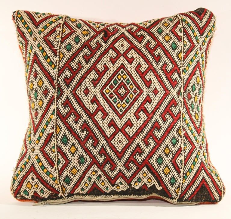 Moroccan Ethnic Berber Handwoven Pillow