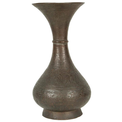 19th Century Persian Islamic Bronzed Vase