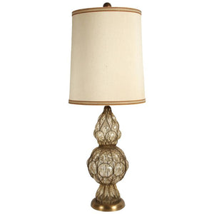 Murano Glass Italian Table Lamp by Marbro