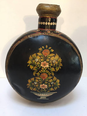 Hand-Hammered Anglo Raj Black Metal Jug
