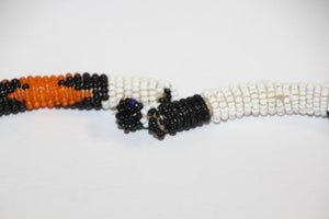 African Urembo Beaded Vintage Necklace Choker by the Maasai Tribe Kenya