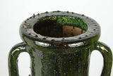 Moroccan Vintage Green Olive Jar
